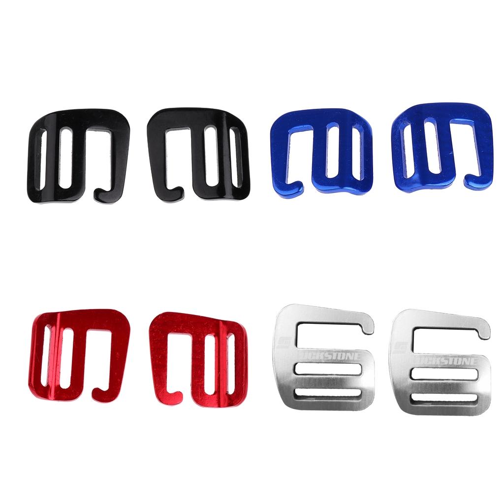 8 Pcs 1'' G Hook Outdoor Webbing Buckle for Backpack Strap 25mm 4 color