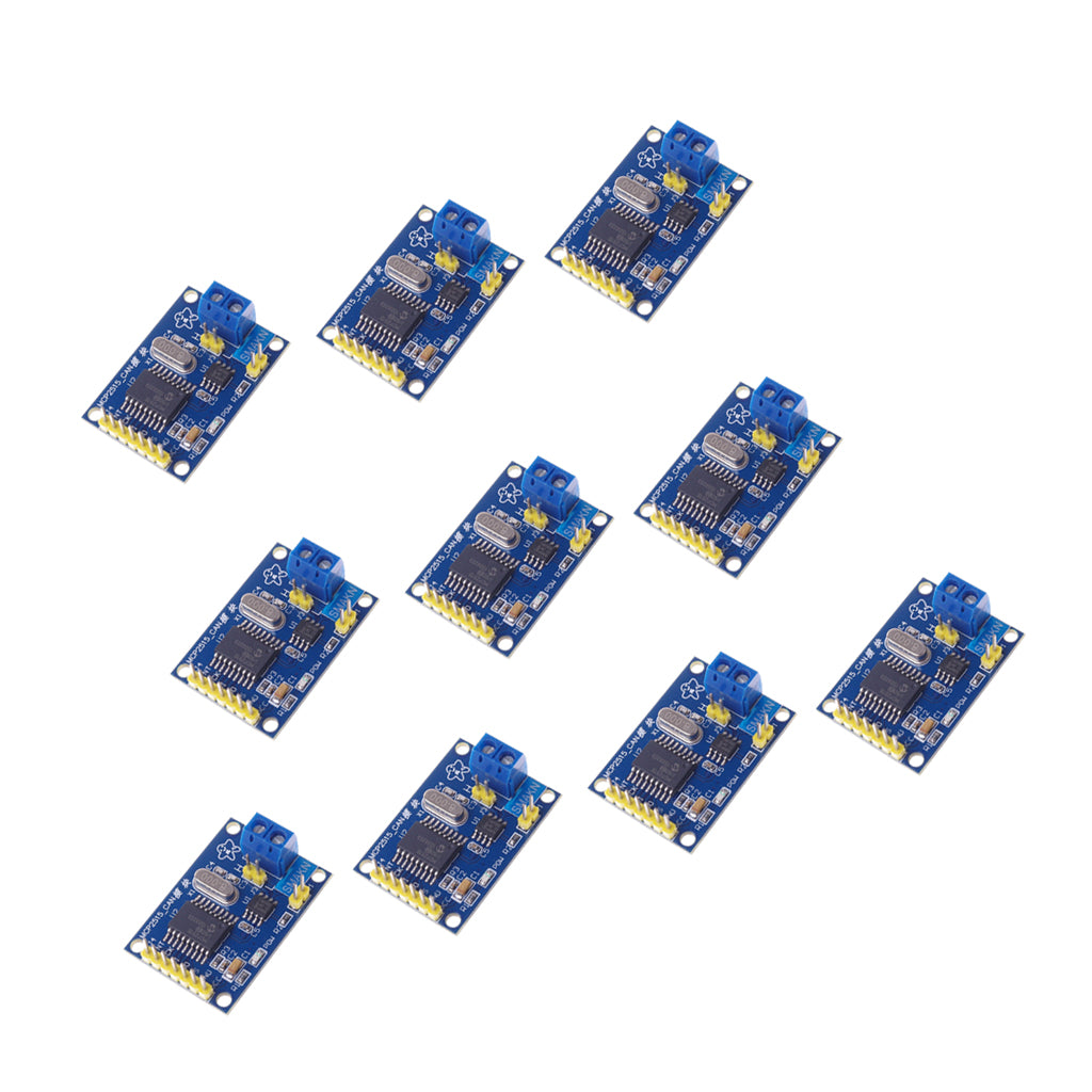 10 Pieces MCP2515 Module CAN Bus Module TJA1050 Receiver SPI For