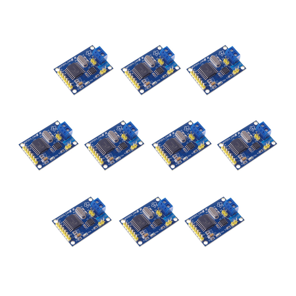 10 Pieces MCP2515 Module CAN Bus Module TJA1050 Receiver SPI For