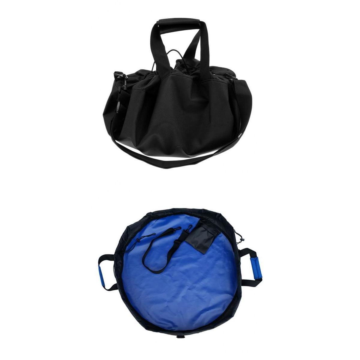 2Pcs Waterproof Diving Wetsuit Changing Mat Surf Carry Bag with Handles