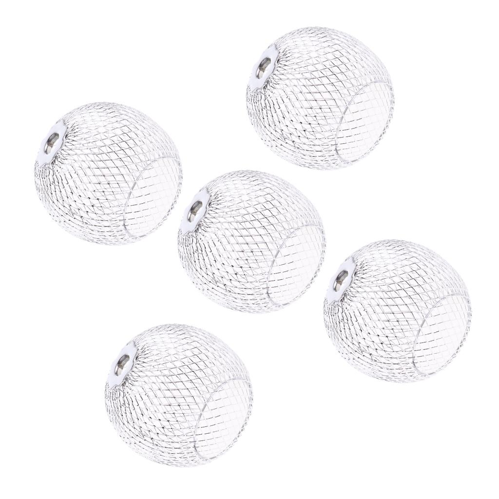 5Pcs Bulb Cage Modern Table Lamp Shade Circular Opening Process Lampshade
