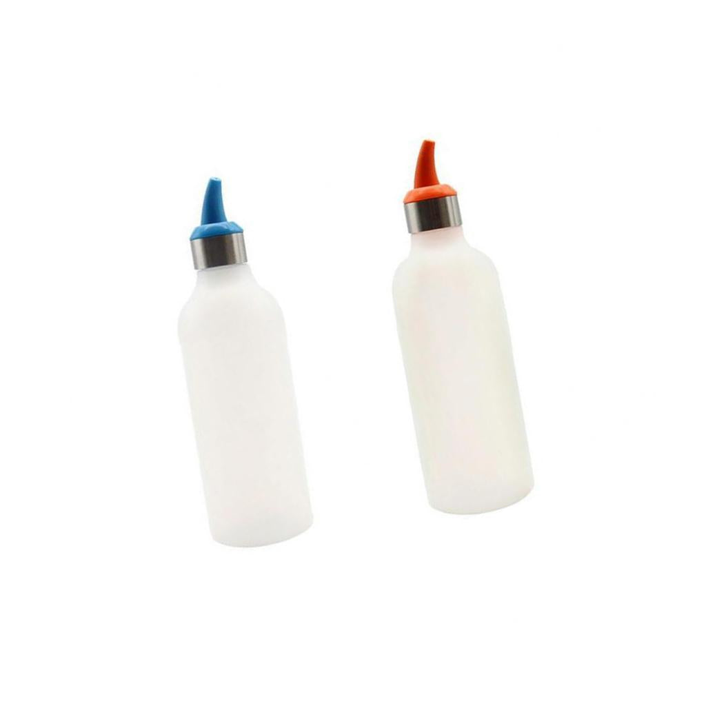 2 Pieces Squeeze Bottle Ketchup Mustard Sauce Vinegar Honey Dispenser 450ml