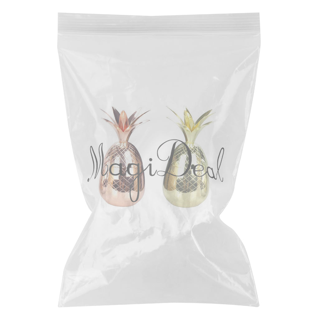 2 Pieces Pineapple Cocktail Tumbler Stainless Steel Moscow Mule Mug 500ml