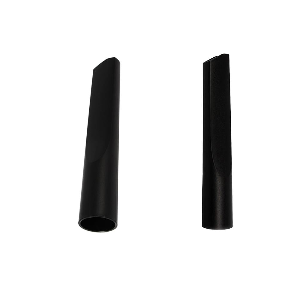 2 Pieces Universal Flat Crevice Tool Attachment Suction Head Black 32mm