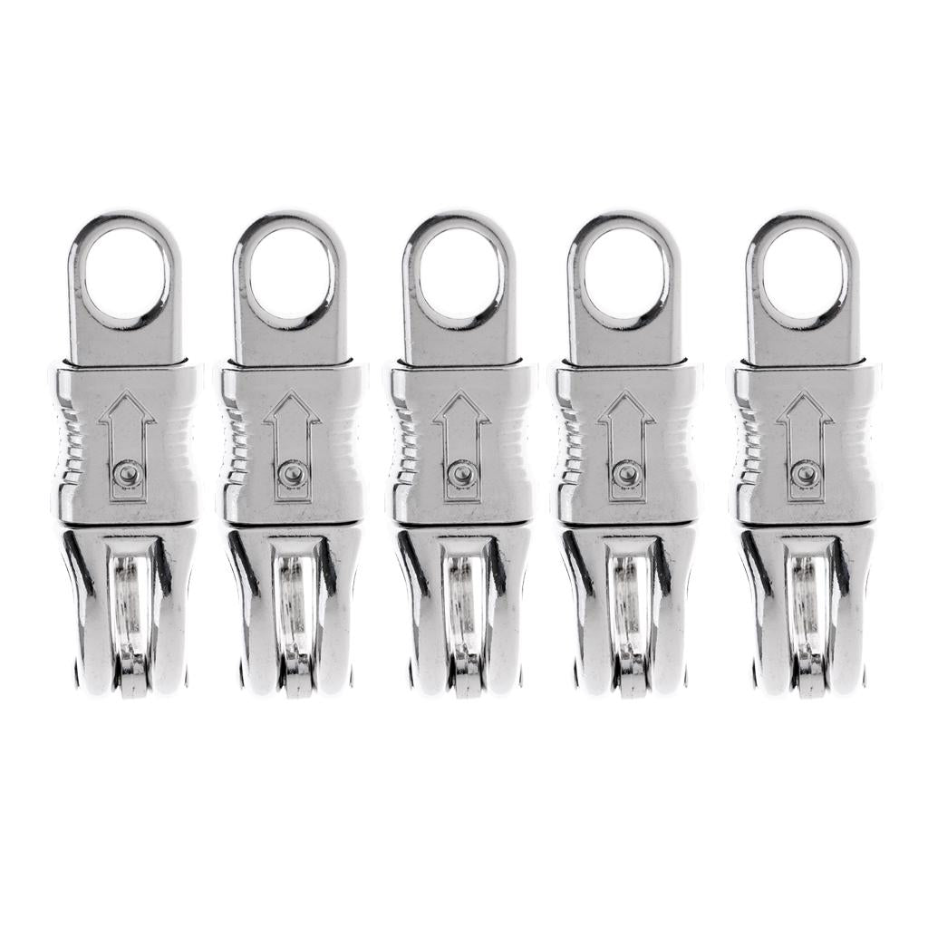 5pcs Premium Quality 100mm Alloy Equestrian Panic Hook Quick Release Clip