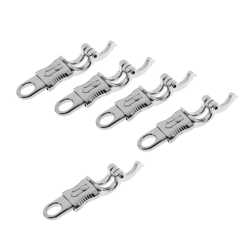 5pcs Premium Quality 100mm Alloy Equestrian Panic Hook Quick Release Clip
