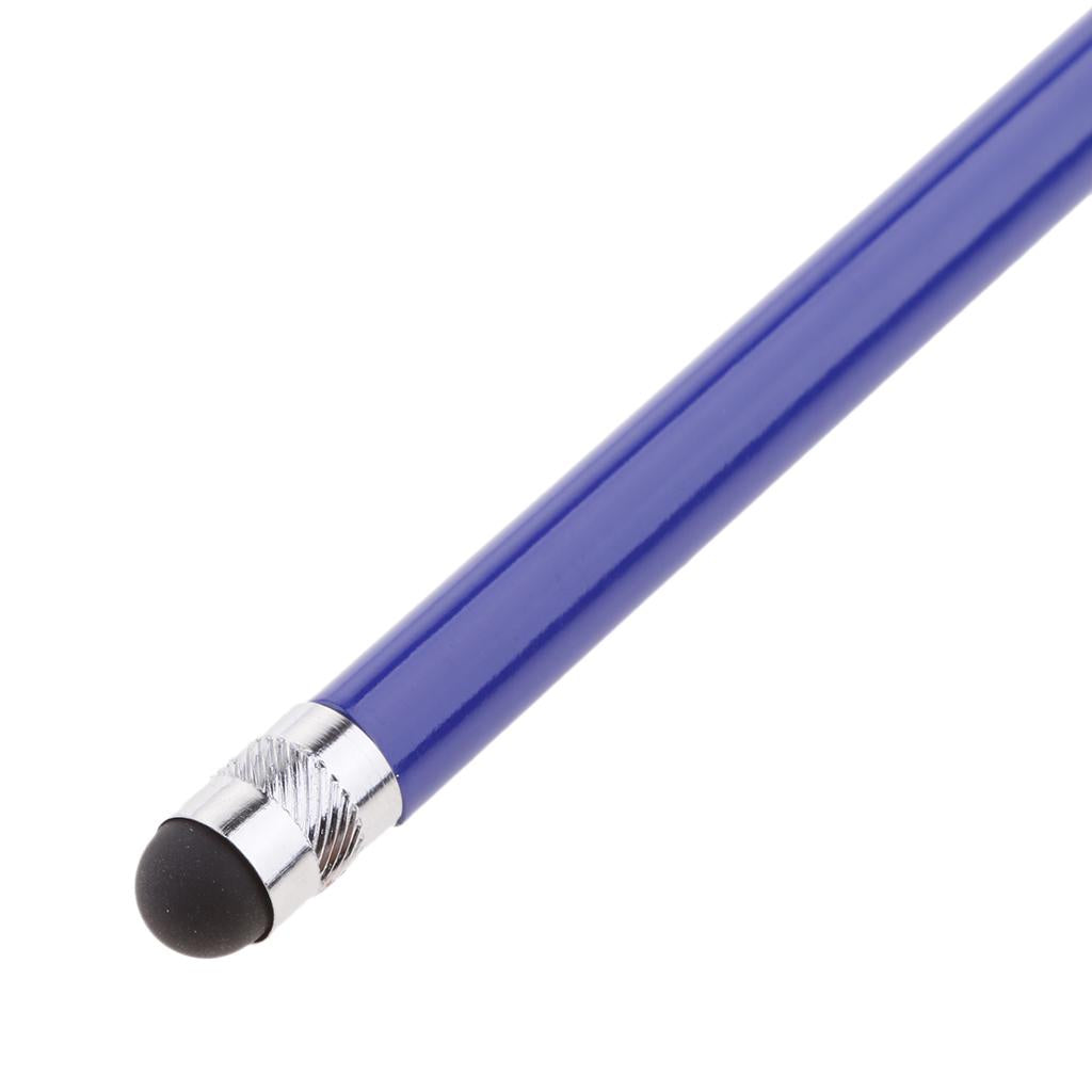 5 X 2-in-1 Retro Touch Screen Stylus for iPhone Samsung Tablets PC Blue