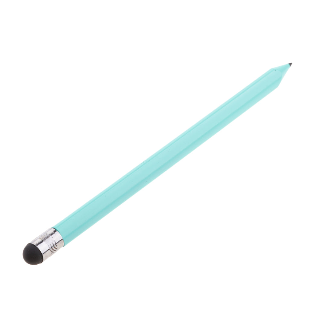 5 X 2-in-1 Retro Touch Screen Stylus for iPhone Samsung Tablets PC Green
