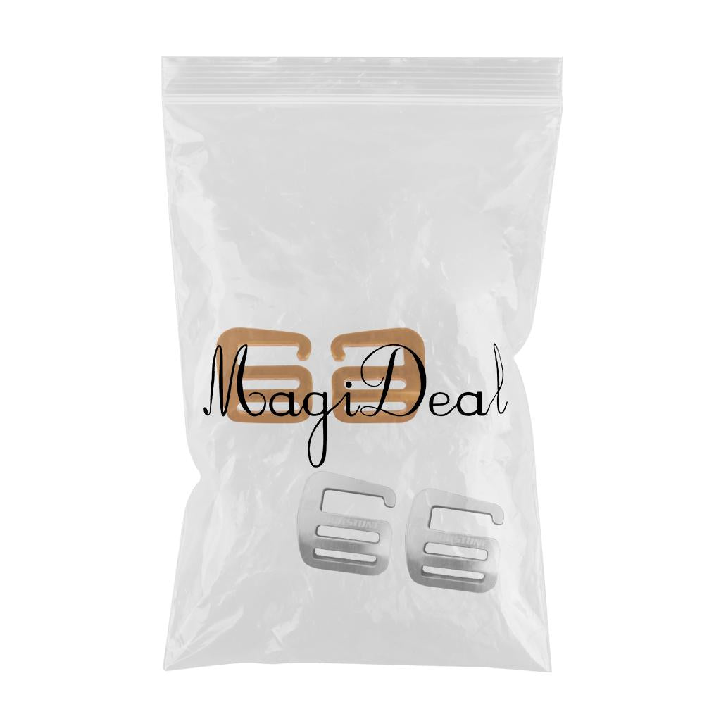 4 Pcs 1 inch G Hook Webbing Buckle Backpack Strap Webbing 25mm Silver Gold