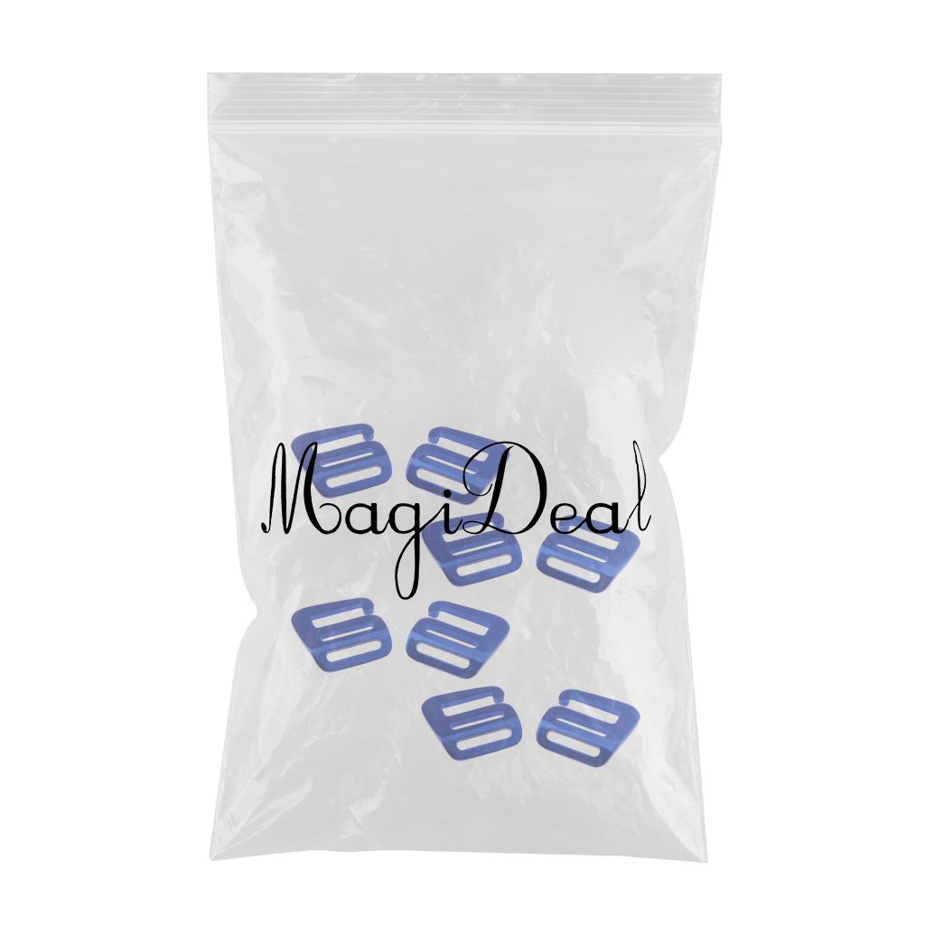 4 Pairs 1''/25mm G Hook Tactical Webbing Buckle for Backpack Strap Blue