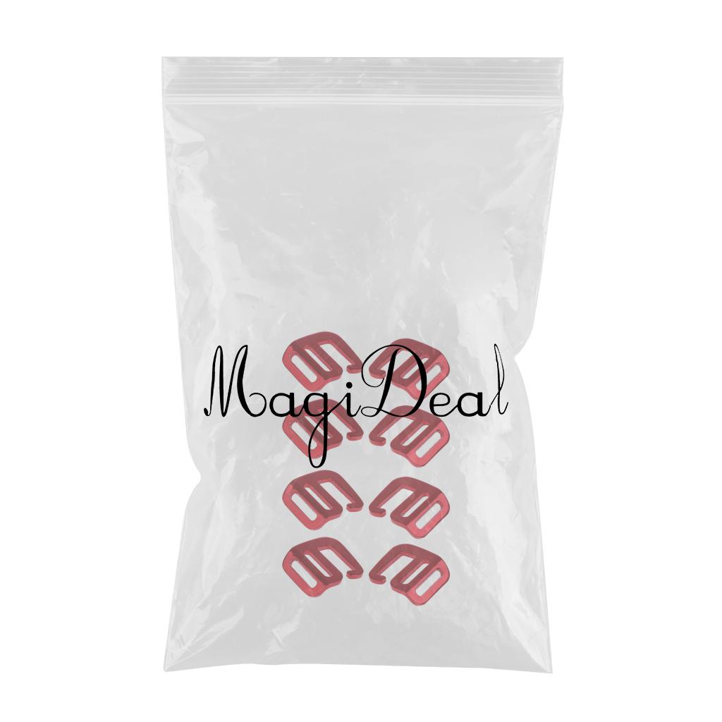 4 Pairs 1''/25mm G Hook Tactical Webbing Buckle for Backpack Strap Red