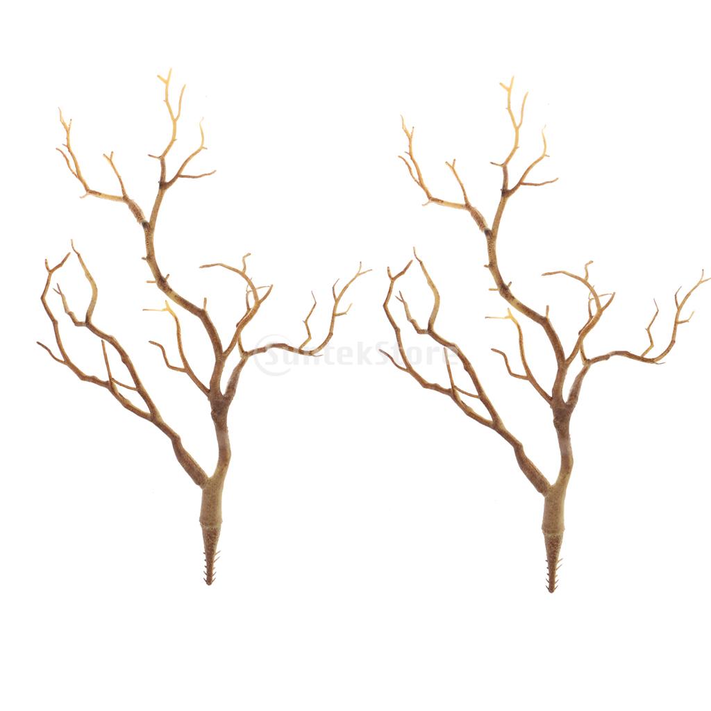 2x Creative Artificial Branches Small Trees Twig Branch Table Decor Coffee