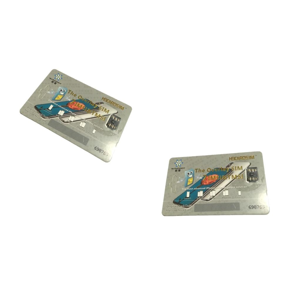 2 X Perfect Unlock Turbo Sim Card for iPhone X 8 7 6S 6 Plus+5S iOS 11.2 GPP