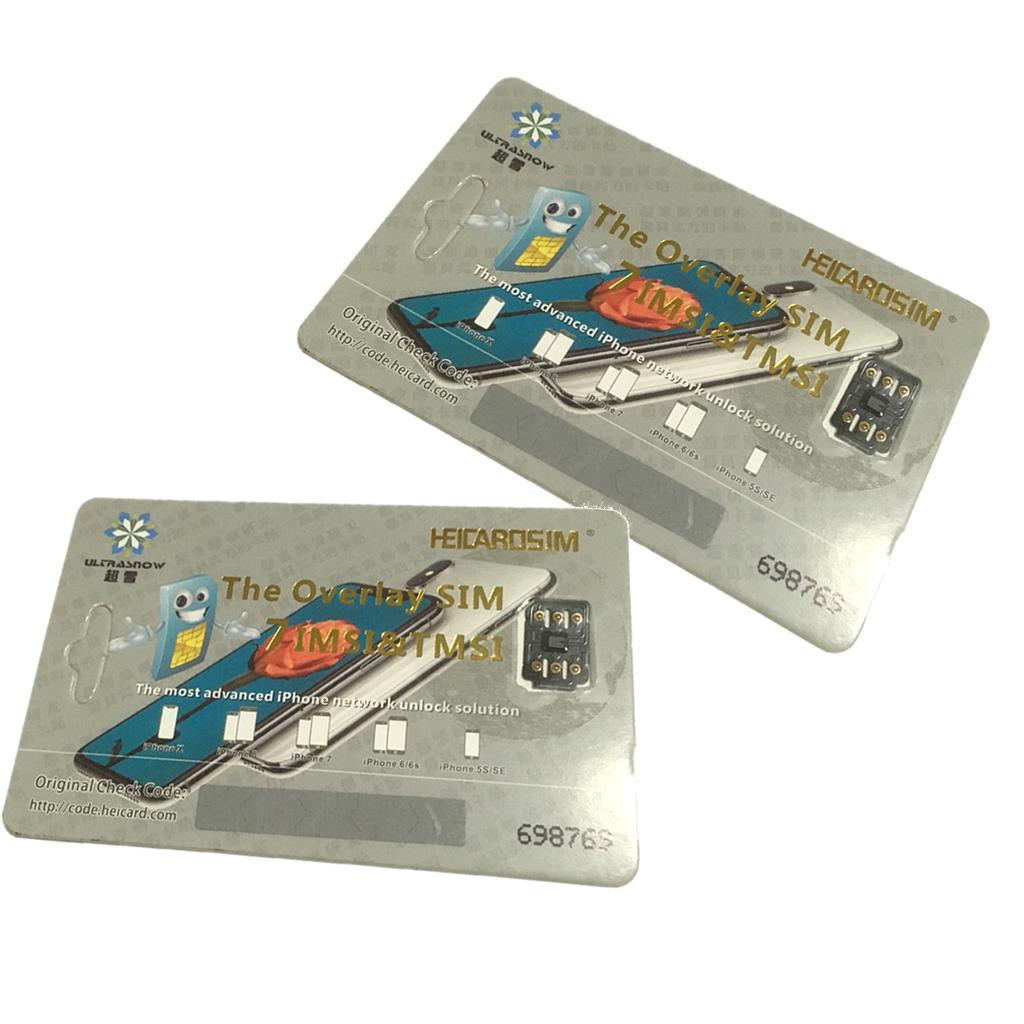 2 X Perfect Unlock Turbo Sim Card for iPhone X 8 7 6S 6 Plus+5S iOS 11.2 GPP
