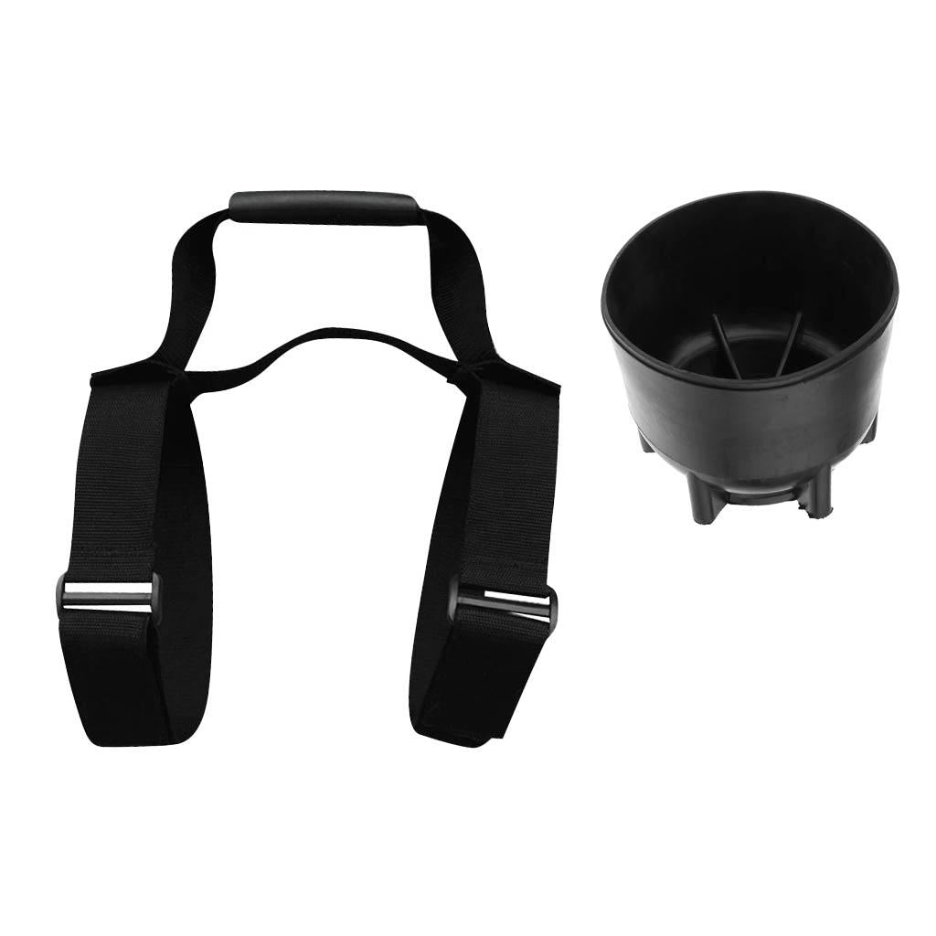 2 Set Scuba Diving Adjustable Tank Cylinder Carrier Holder w/ 12L Tank Boot