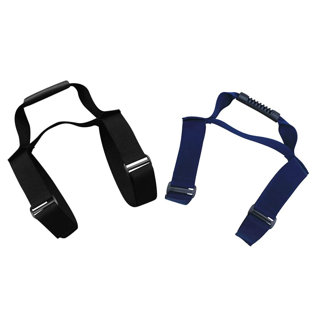 2Pcs Scuba Diving Tank Air Cylinder Bottle Carrying Strap with Adjust Handle