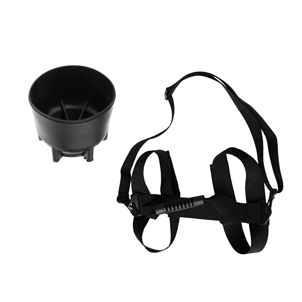 2x Scuba Diving Adjustable Tank Cylinder Carrier Holder with Scuba Tank Boot