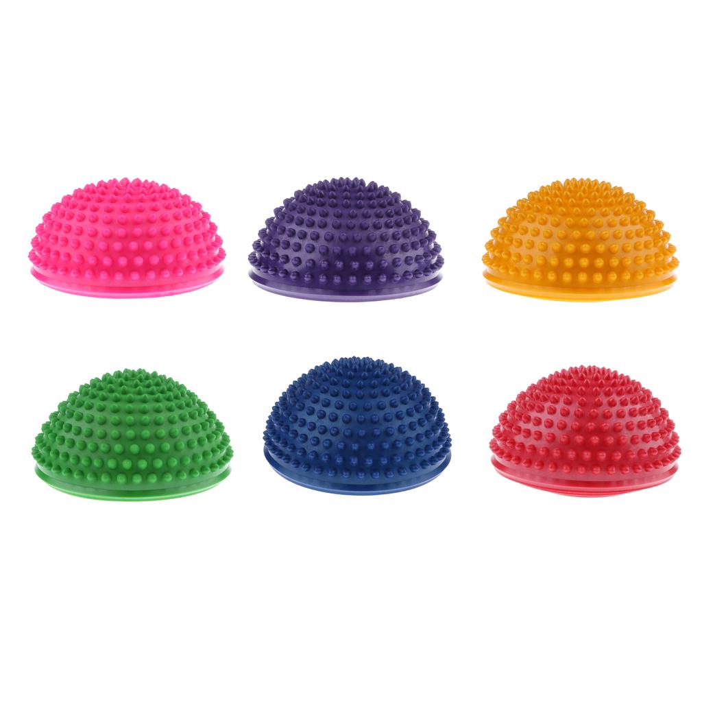 6 Pieces Hedgehog Styled Domed Stability Balance Pod for Kids & Adults