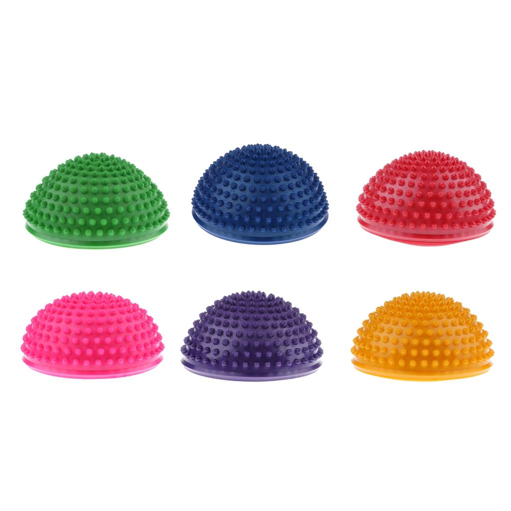 6 Pieces Hedgehog Styled Domed Stability Balance Pod for Kids & Adults