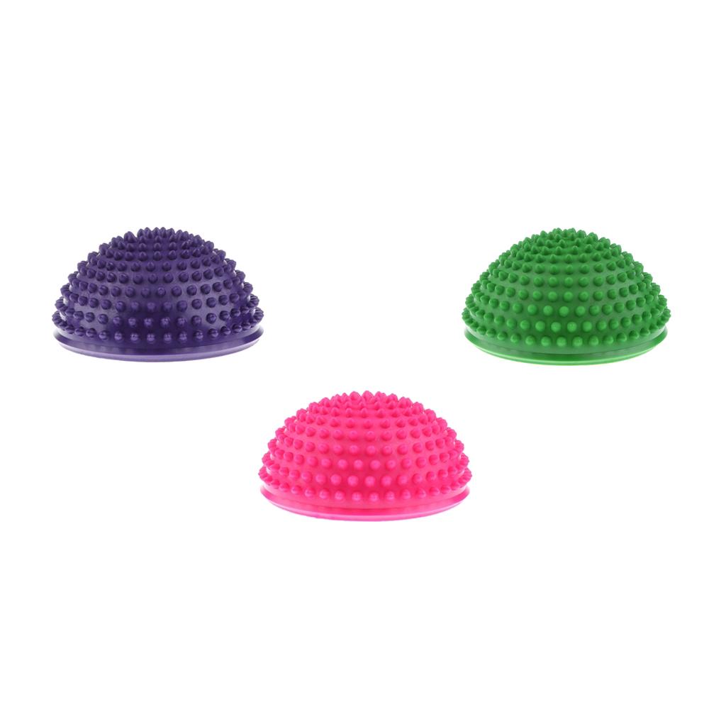 3 Piece Hedgehog Styled Stability Balance Pod for Kids & Adults - Multicolor