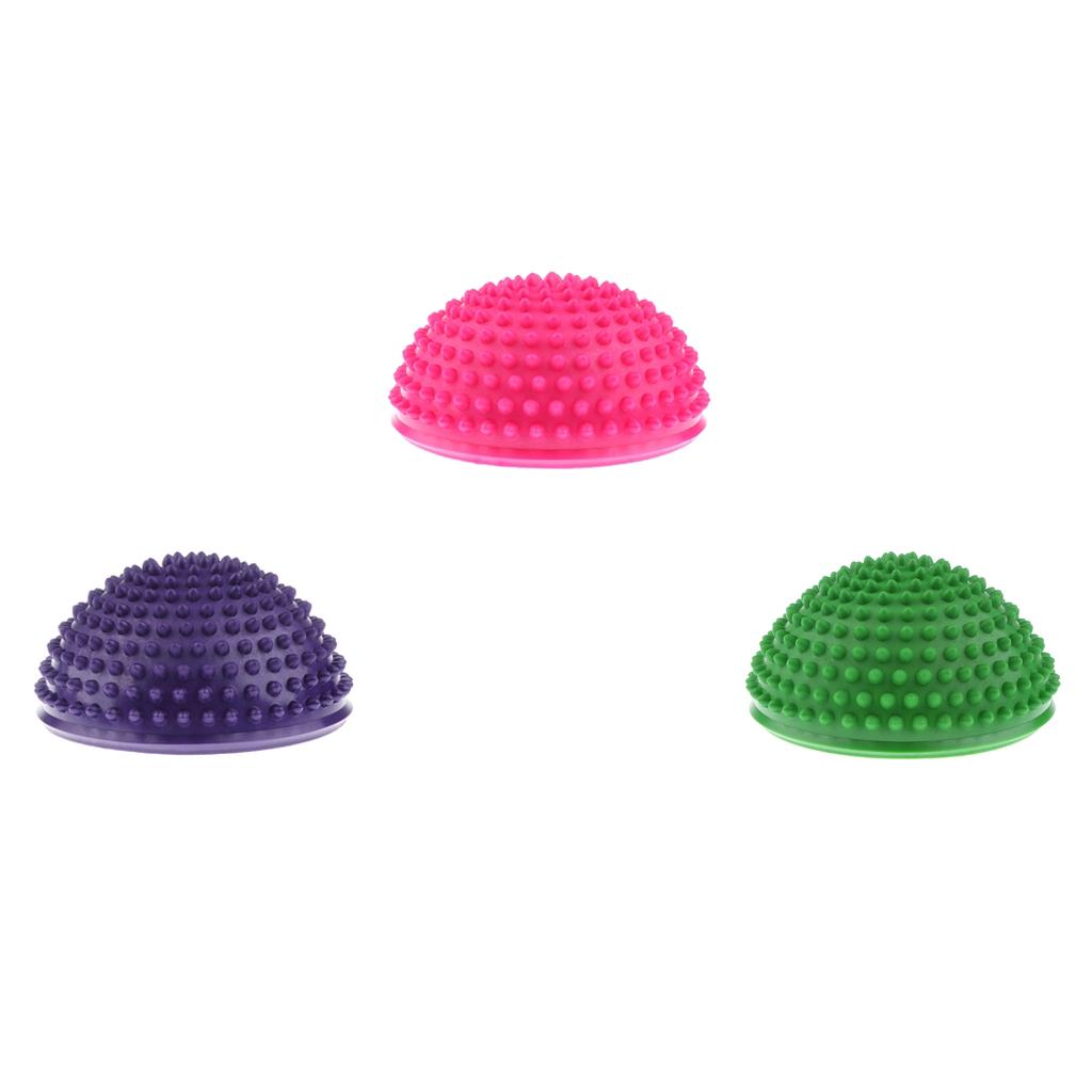 3 Piece Hedgehog Styled Stability Balance Pod for Kids & Adults - Multicolor