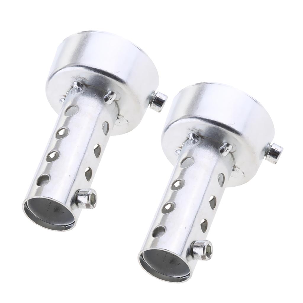 2pcs Universal Motorcycle Exhaust Can Killer Silencer Muffler Baffle 48mm