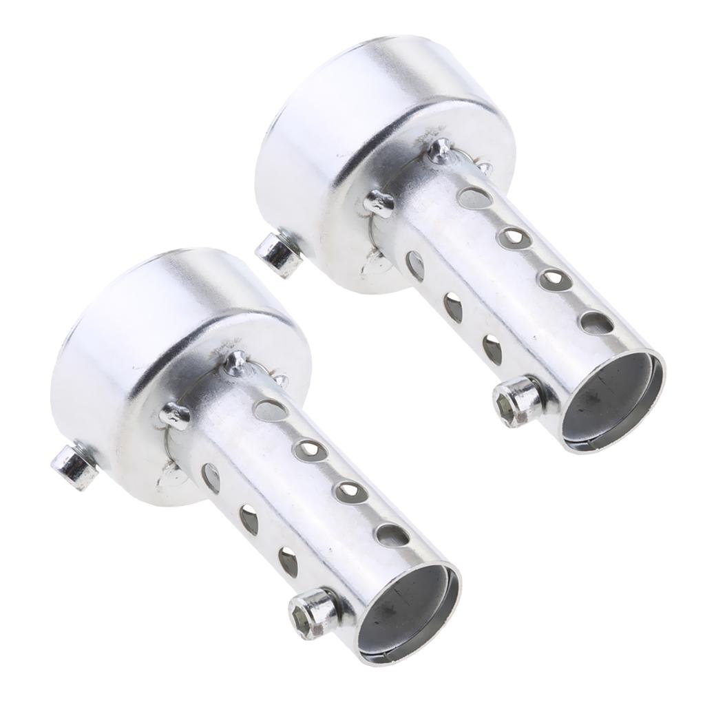 2pcs Universal Motorcycle Exhaust Can Killer Silencer Muffler Baffle 48mm