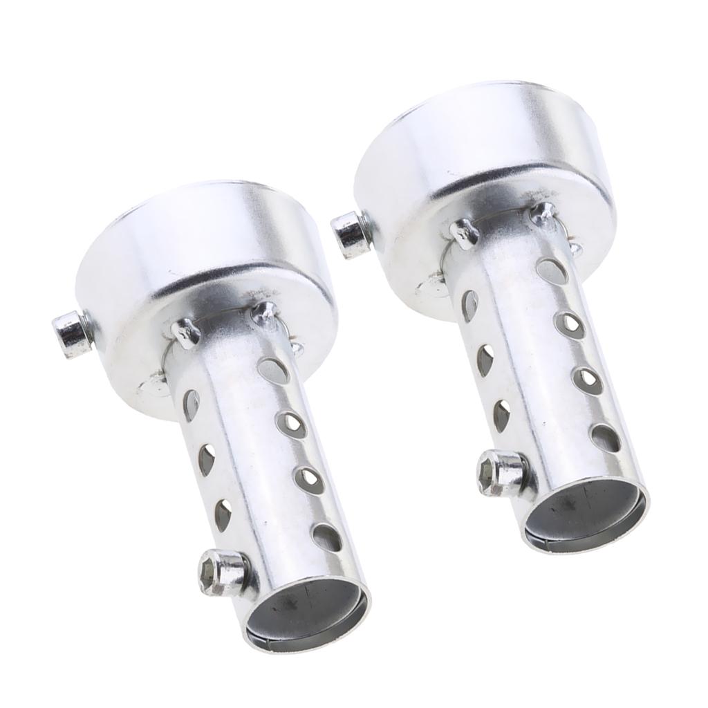 2pcs Universal Motorcycle Exhaust Can Killer Silencer Muffler Baffle 48mm