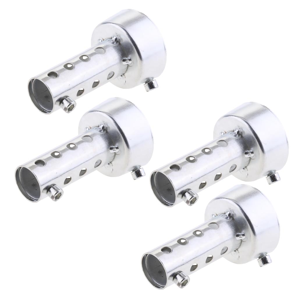 4pcs Universal Motorcycle Exhaust Can Killer Silencer Muffler Baffle 48mm