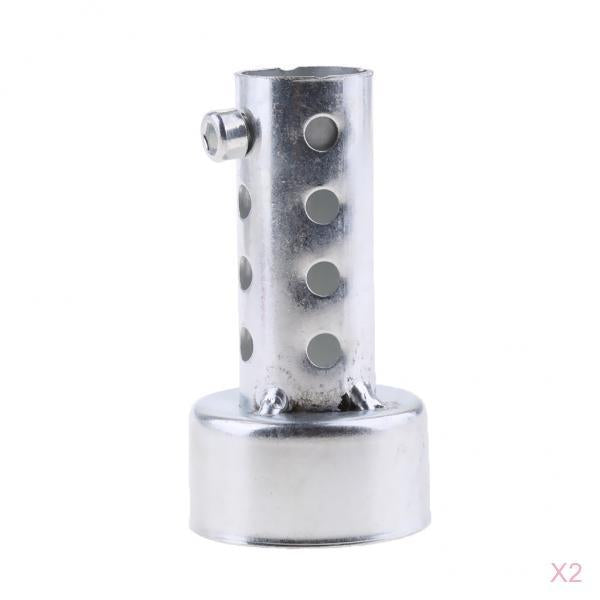 2pcs Universal Motorcycle Exhaust Can Killer Silencer Muffler Baffle 45mm