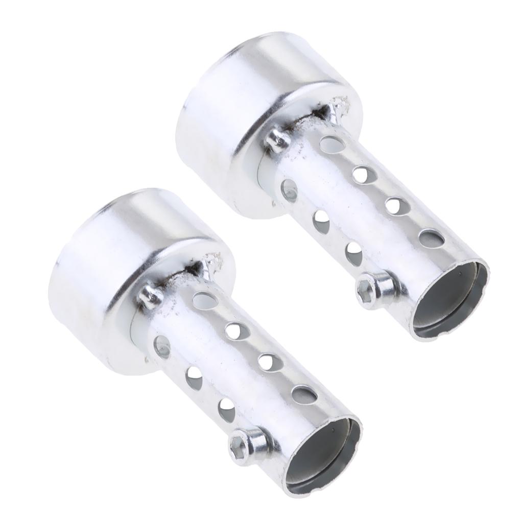2pcs Universal Motorcycle Exhaust Can Killer Silencer Muffler Baffle 45mm