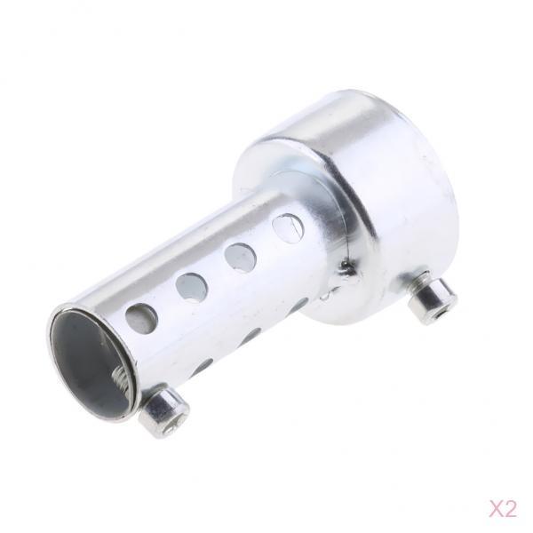 2pcs Universal Motorcycle Exhaust Can Baffle 42mm