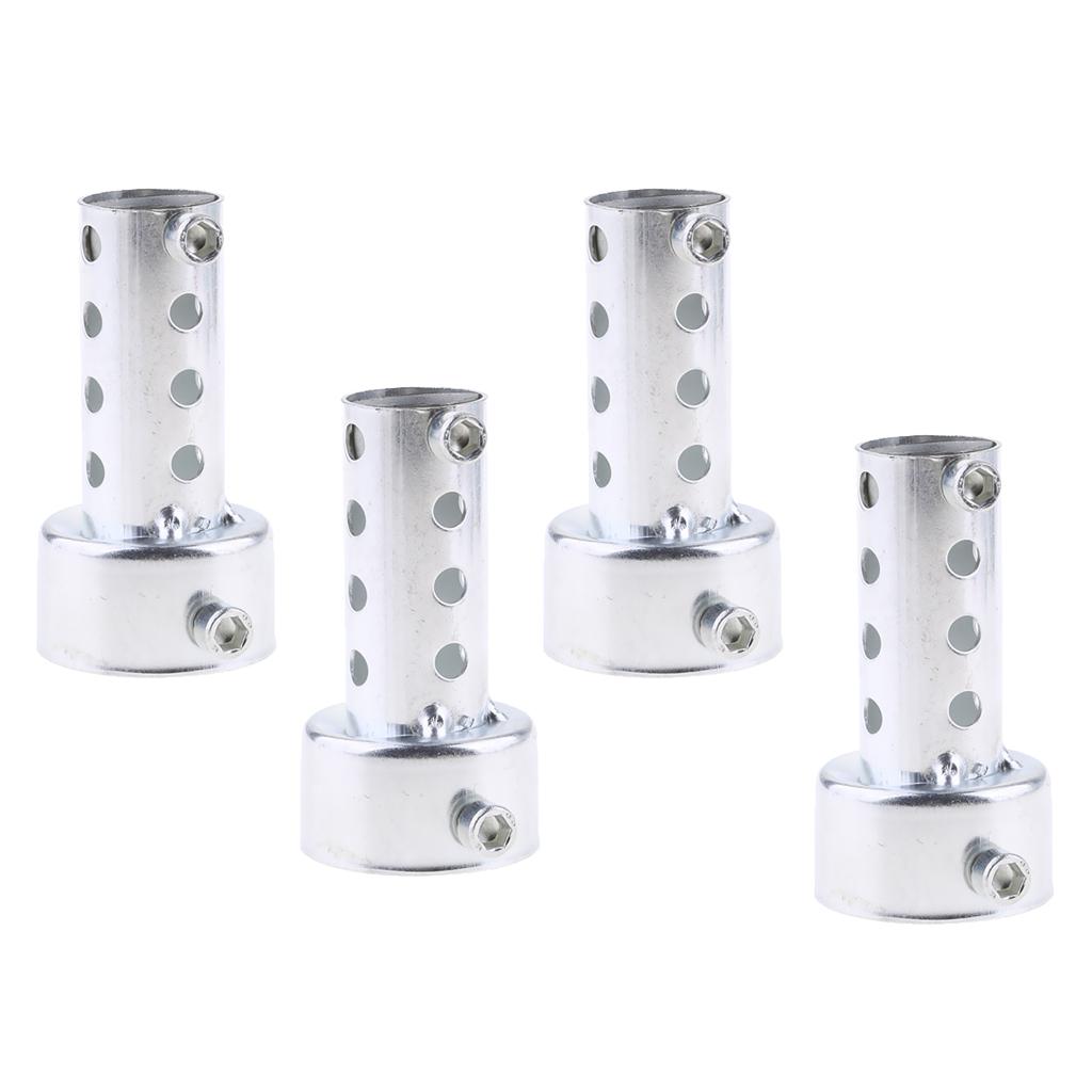 4pcs Universal Motorcycle Exhaust Can Killer Silencer Muffler Baffle 42mm