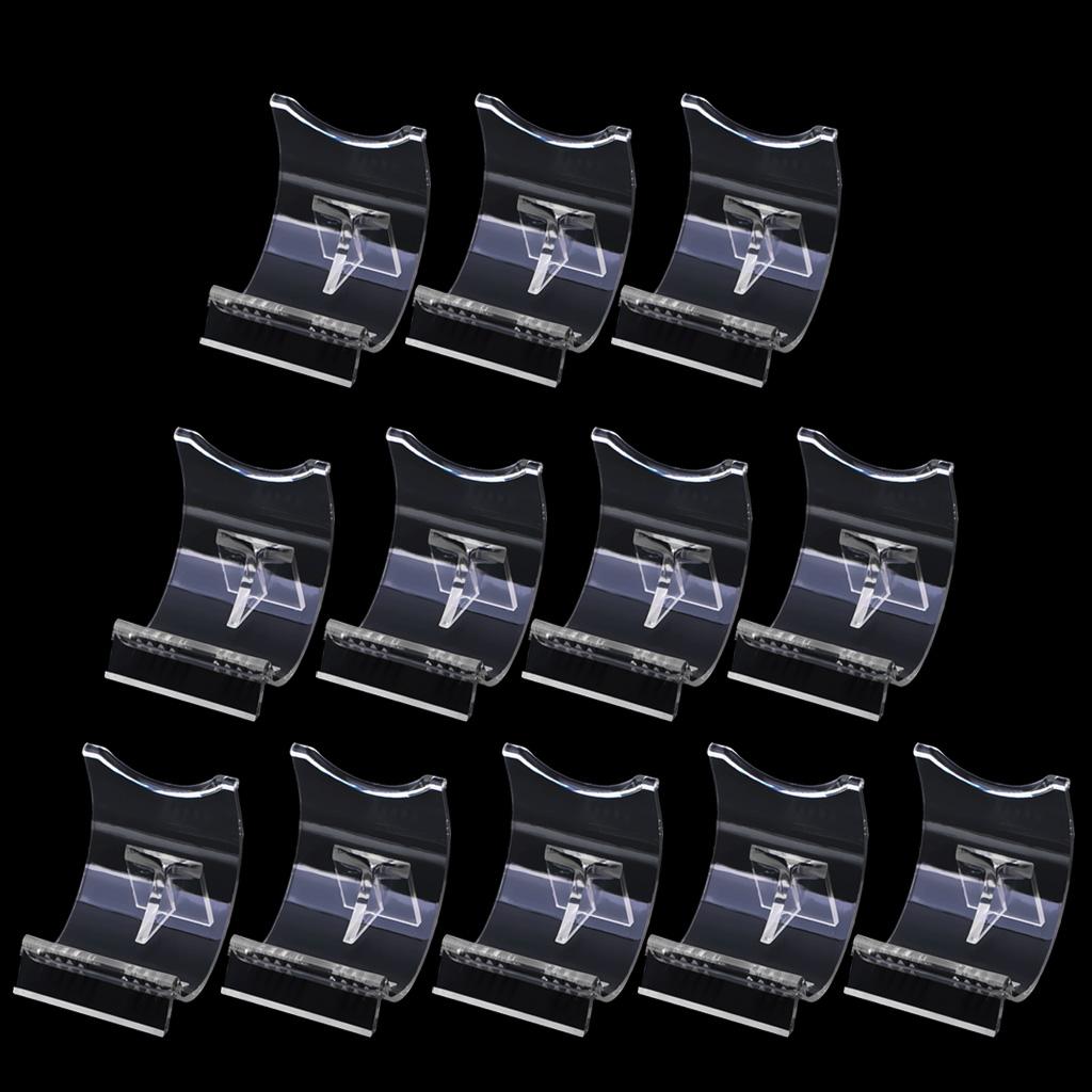 12PC Lighter Display Stand Clear Acrylic Easel Holder Rack for Lighter