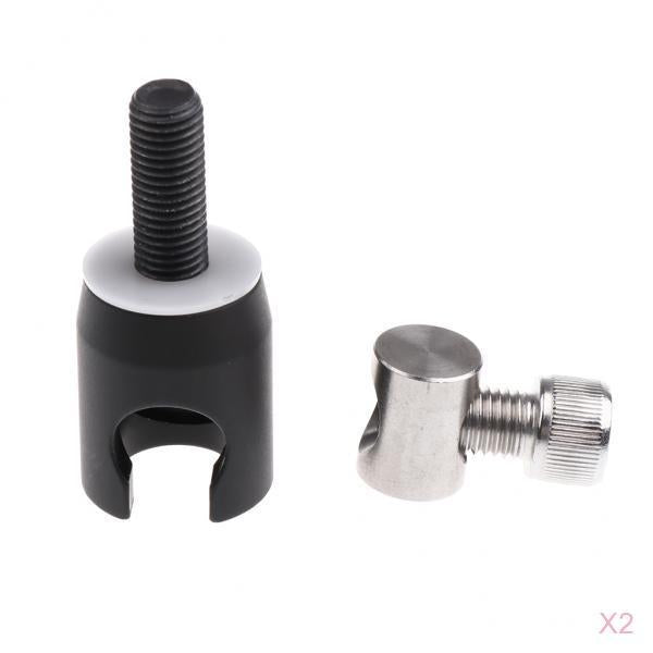 2pcs Metal Bow Quick Disconnect Archery Bow Stabilizer Bar Accessories 5cm