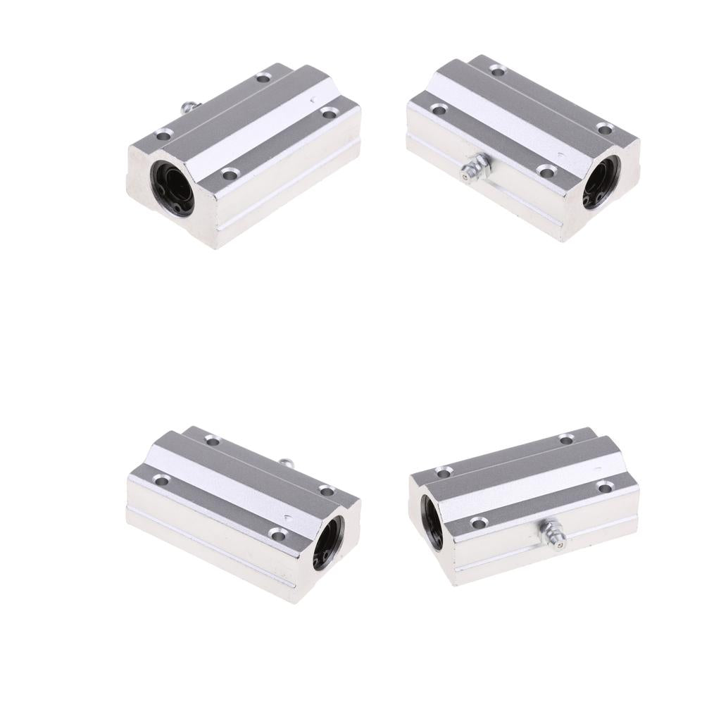 4Pcs SCS10LUU Linear Bearing 10mm Long-Linear Sled Bushing for 3D Printer