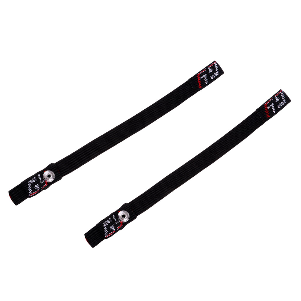 2 Set Ice Hockey Helmet Replacement Chin Strap & Loop Combo with Single Snap