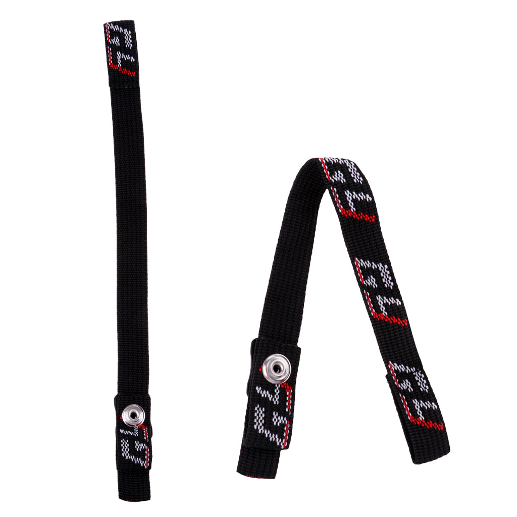 2 Set Ice Hockey Helmet Replacement Chin Strap & Loop Combo with Single Snap