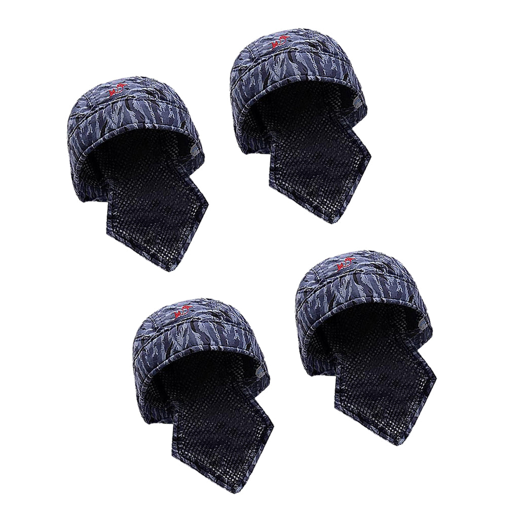 4Piece Welding Welder Protective Hat Cap Scarf Welder Flame Retardant Helmet