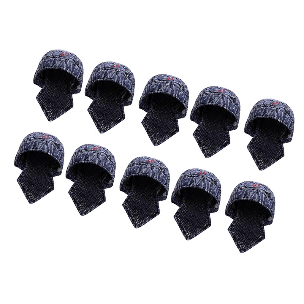 10 Pieces Welding Protective Hat Cap Scarf Welder Flame Retardant Helmet