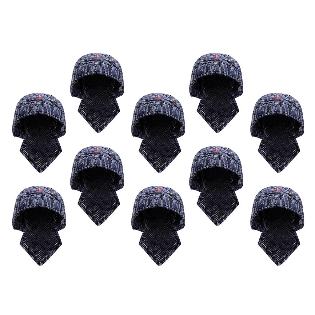 10 Pieces Welding Protective Hat Cap Scarf Welder Flame Retardant Helmet