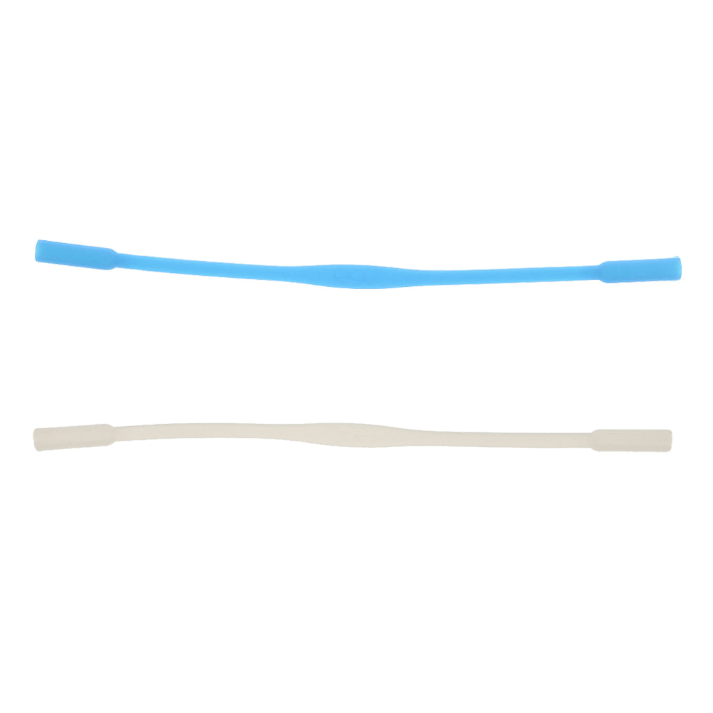2 Pieces Kids Eyewear Cord Glasses Eyeglass Holder Straps Blue White