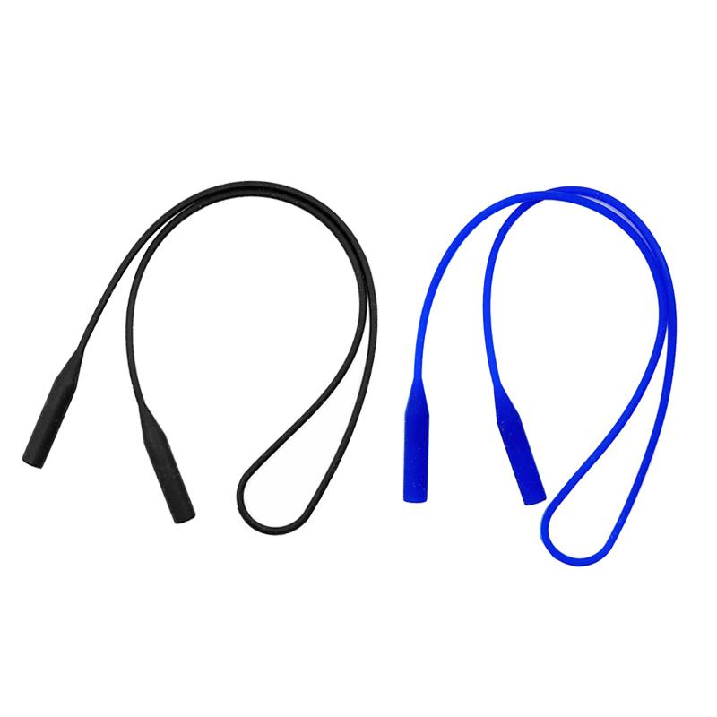 2 Pieces Silicone Eyeglasses Neck Strap Glasses Sunglasses Cord Holder Band