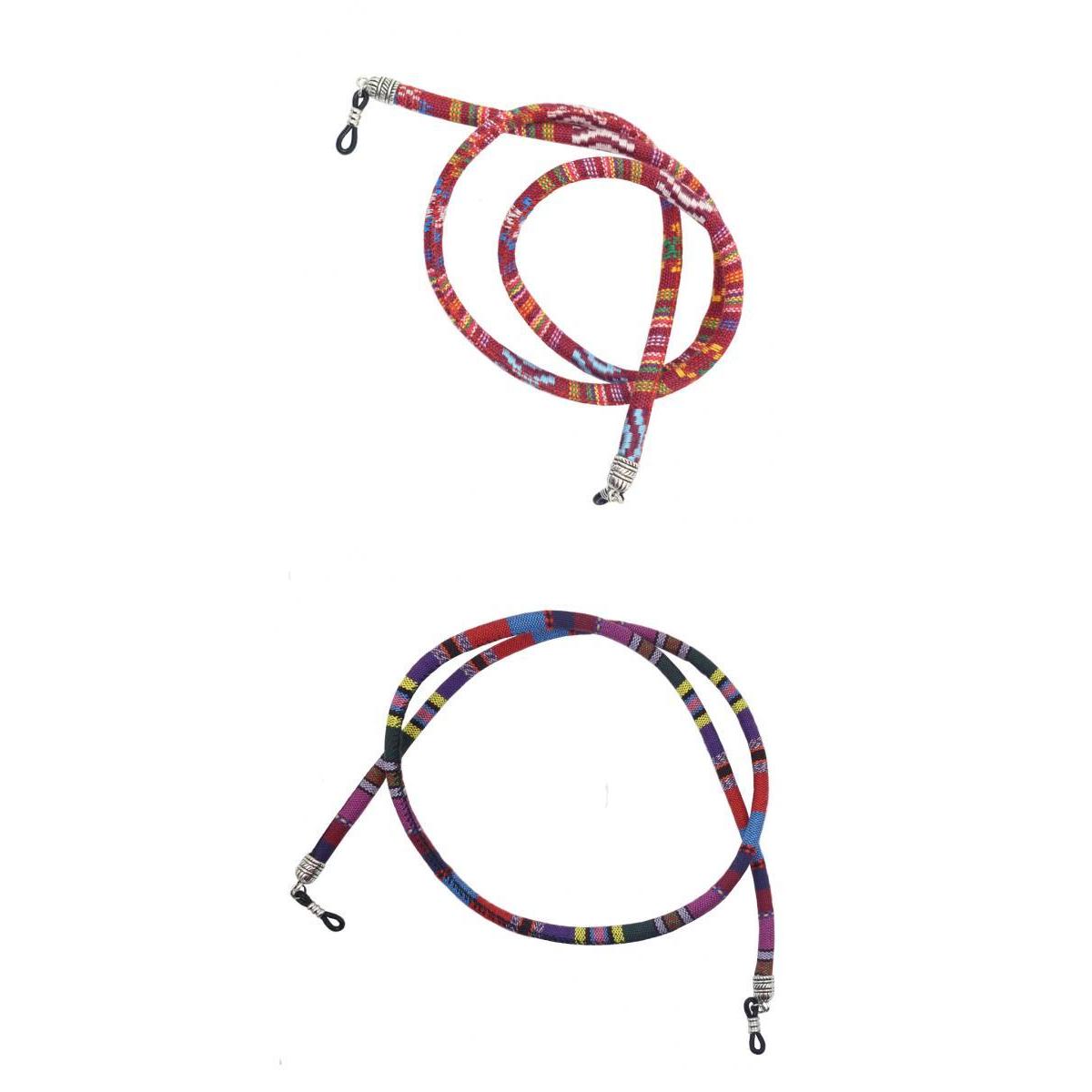 2 Pieces Bohemia Cotton Eyeglasses Rope Sunglasses Holder Retainer 28 "