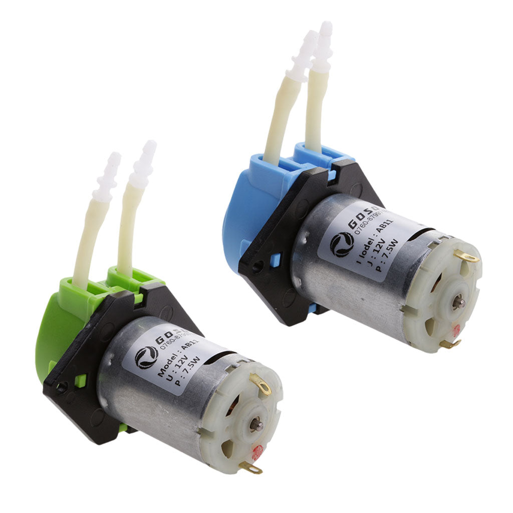 2Pcs 12V Dosing Pump Peristaltic Head For Aquarium Lab Analytical Water