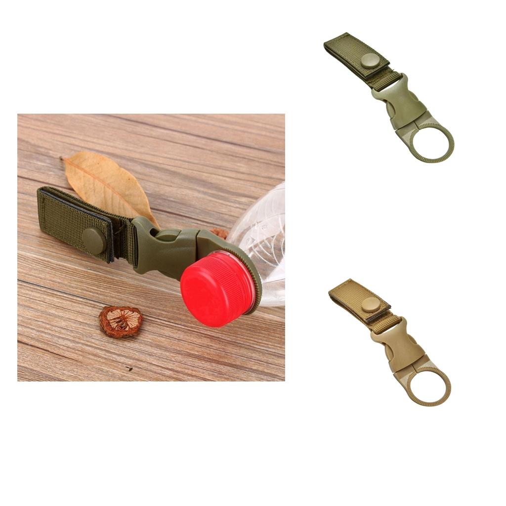 2pcs Nylon Molle Webbing Buckle Quick Release Water Bottle Hanging Strap