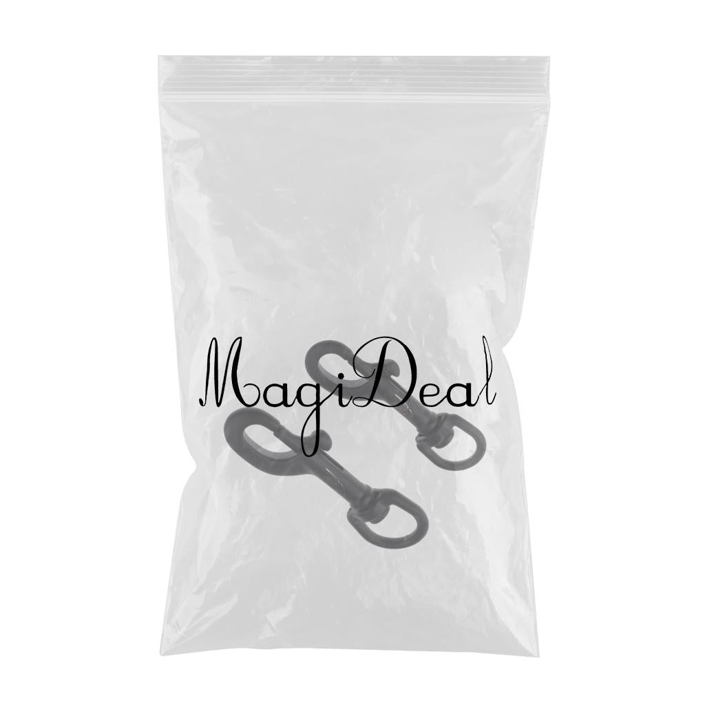 2 Pieces Stainless Steel Hook Swivel Eye Bolt Snap for Scuba Diving Diver
