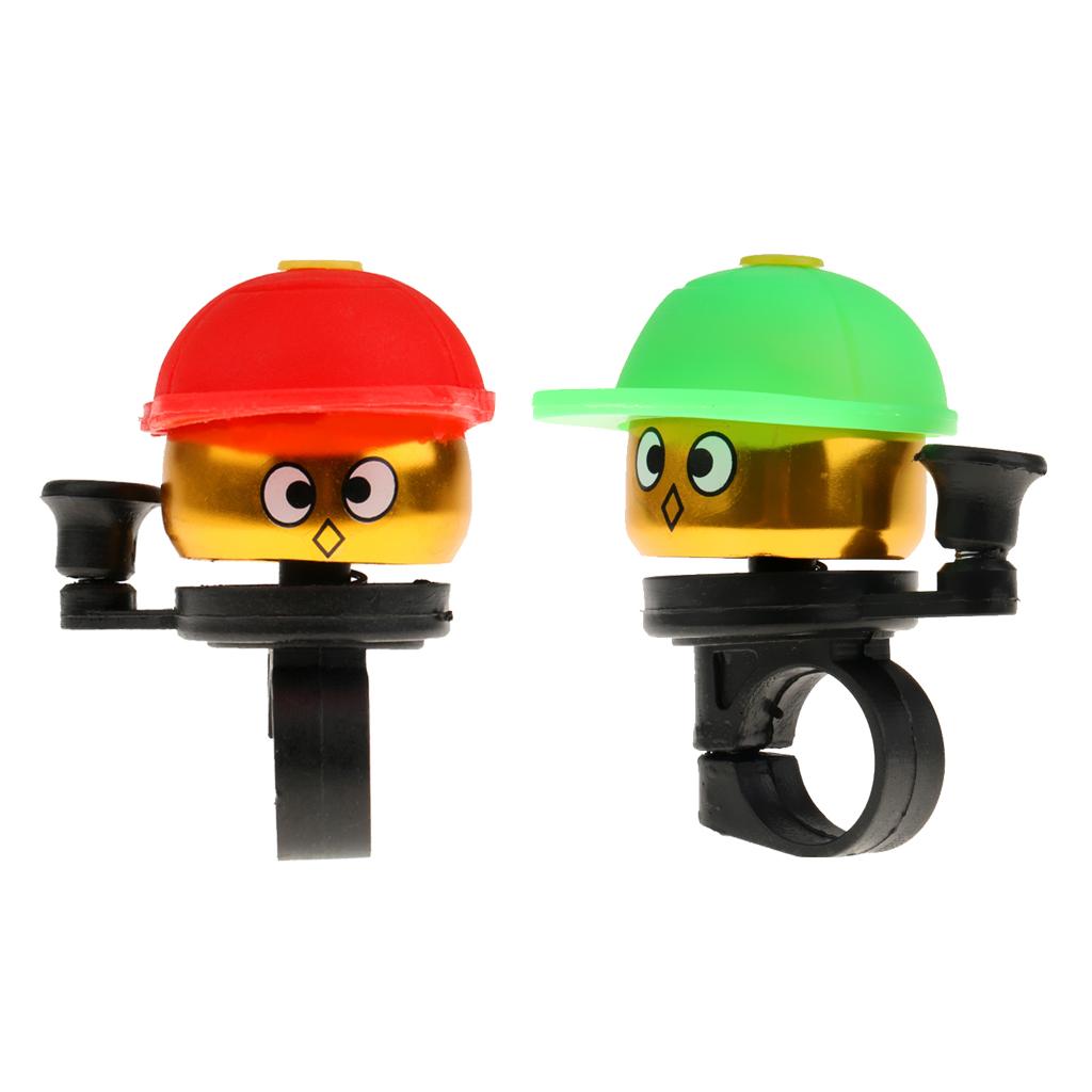 2 Pieces Kids Aluminium Alloy Alarm Bell Ring Bike Bicycle Handlebar Horn