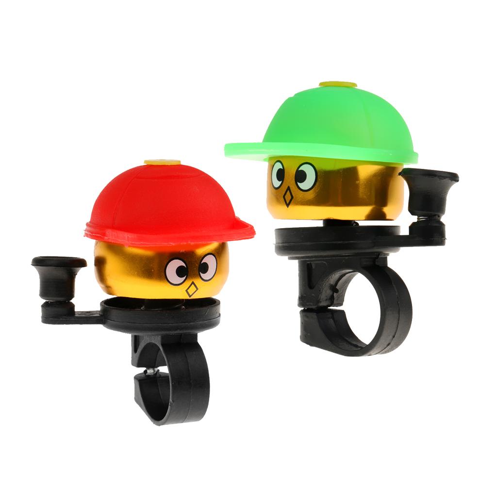 2 Pieces Kids Aluminium Alloy Alarm Bell Ring Bike Bicycle Handlebar Horn