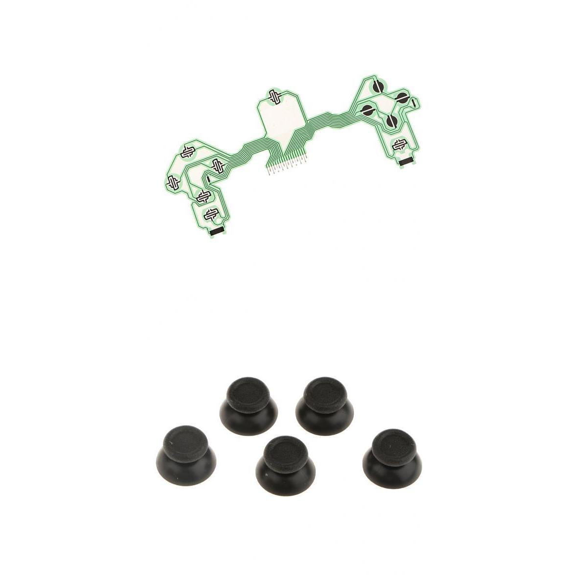 Conductive Film Cable Circuit Board + Analog Stick Cover for Sony PS4